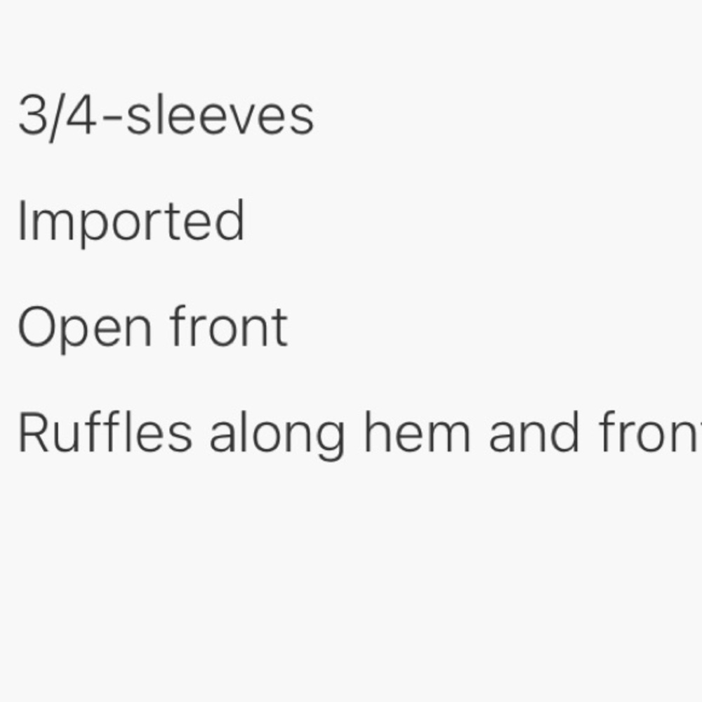 Ruffle Cardigan - Picture 4 of 4